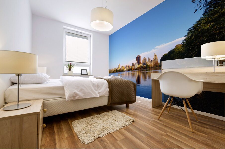 Blue Silence – Manhattan Panorama Mural print