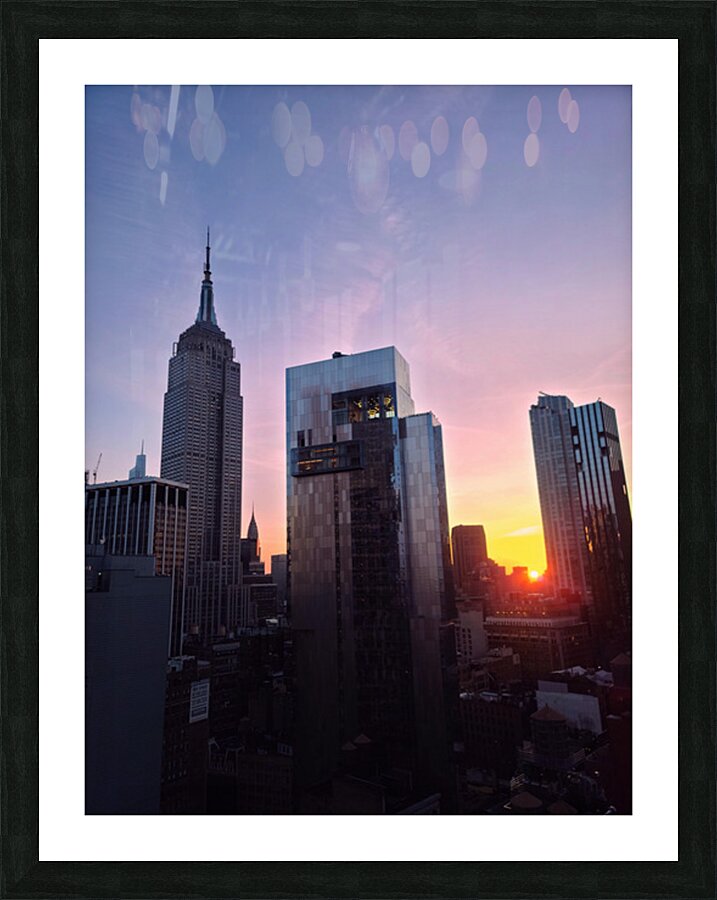 Golden Morning Manhattan Impression et Cadre photo