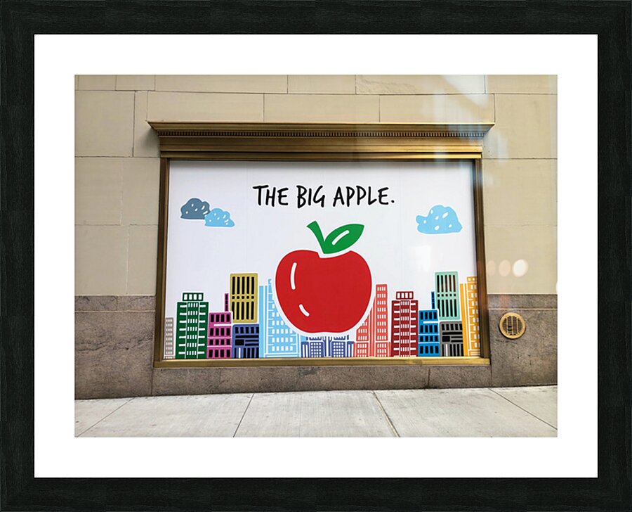 Street Scene: The Big Apple Picture Frame print