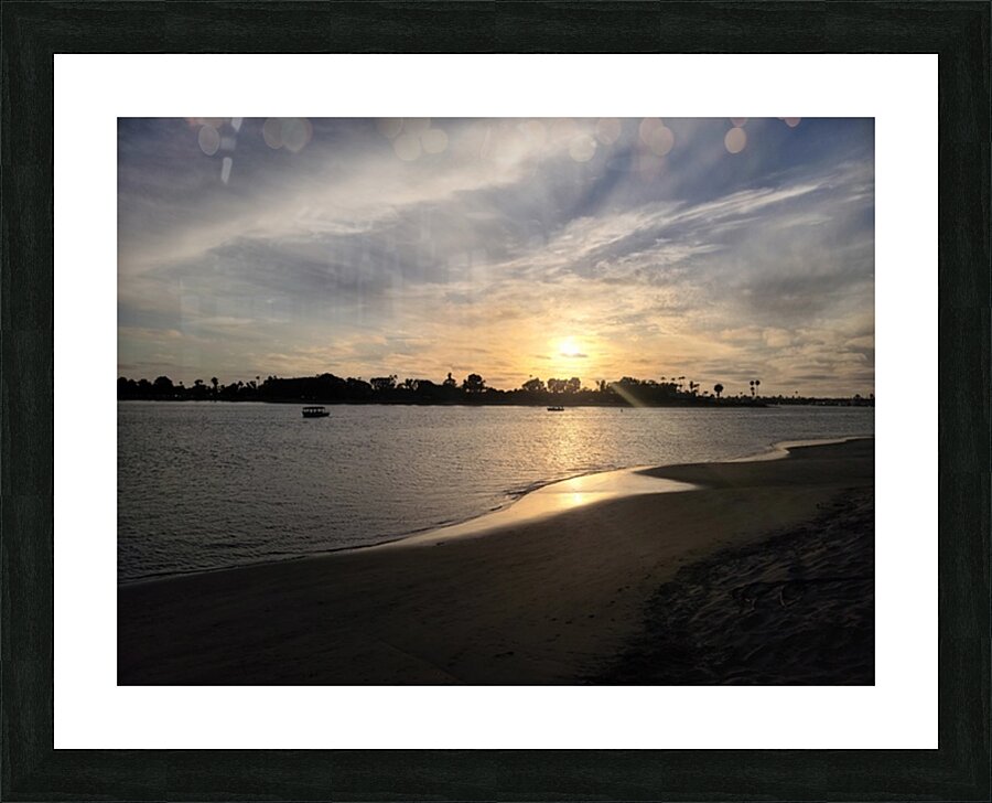 San Diego Sunset: Echoes of the Setting Sun Picture Frame print
