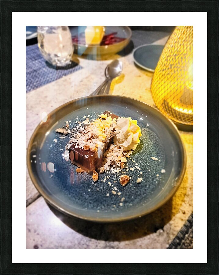 Tidal German Chocolate Cheesecake   Picture Frame print