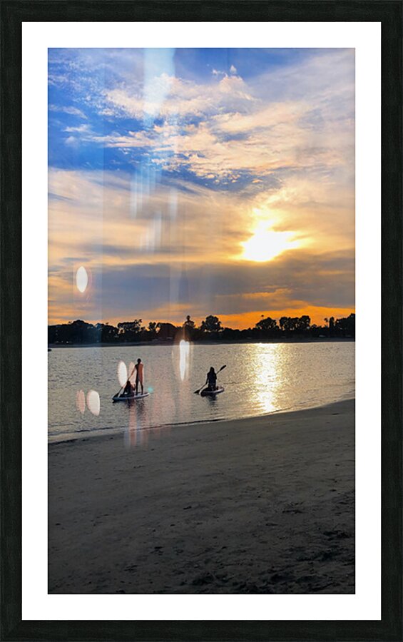 Drifting Toward a Painted Sky Picture Frame print