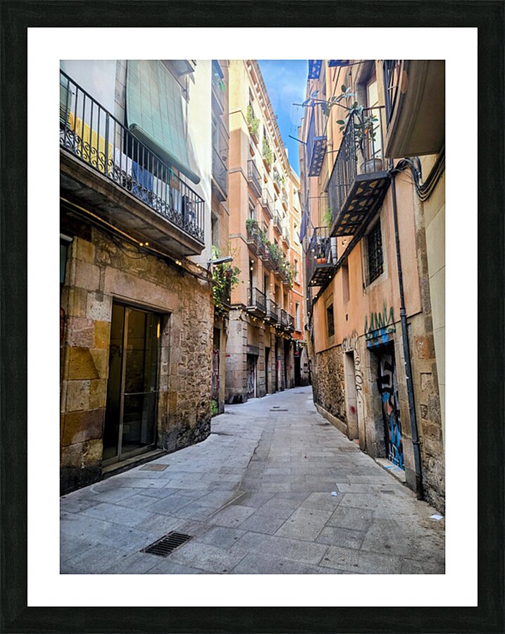 The Language of Quiet Streets Picture Frame print