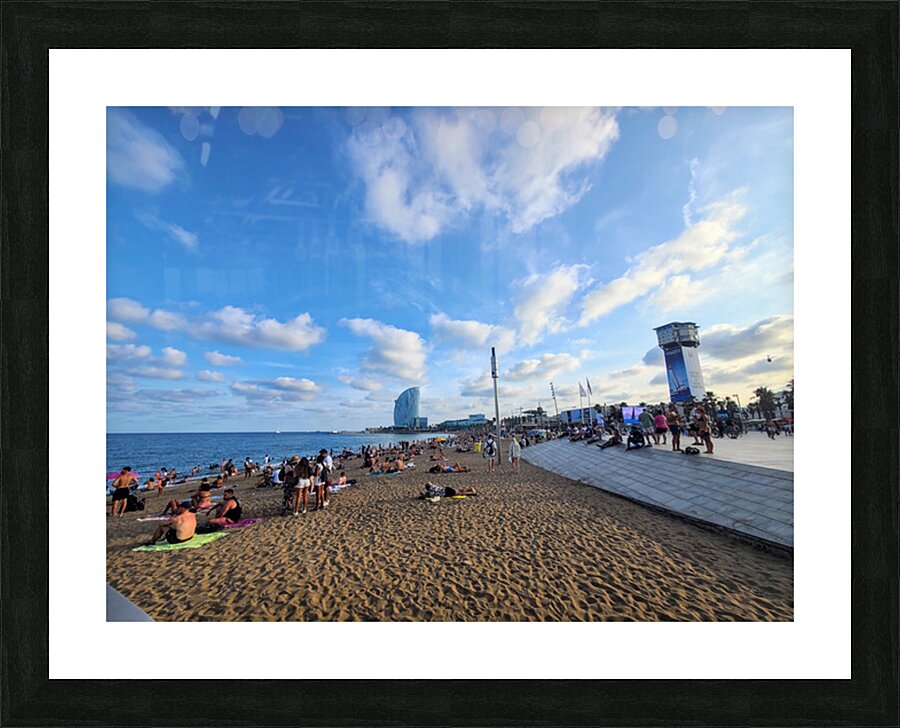The Soft Chaos of Summer Picture Frame print