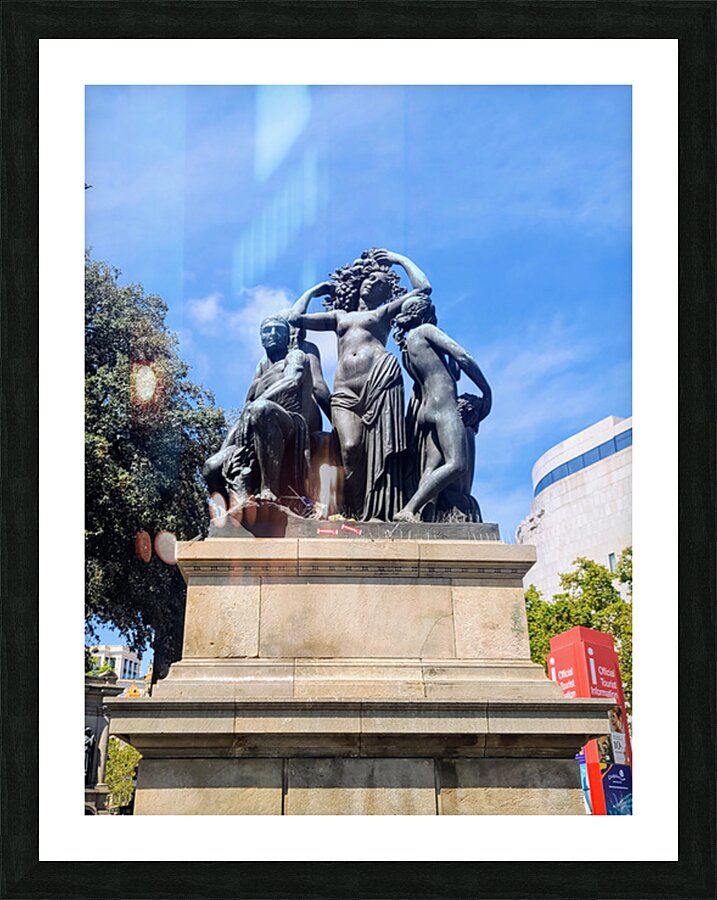 Sculpted Myth Sunlit Truth Picture Frame print