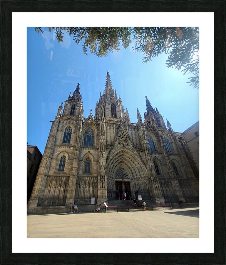 Barcelona Cathedral: Where Stone Remembers the Sky Picture Frame print