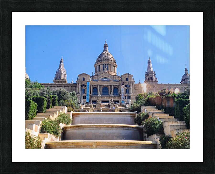Museum of Catalan Visual Arts: Barcelona’s Time-Sculpted Crown Picture Frame print