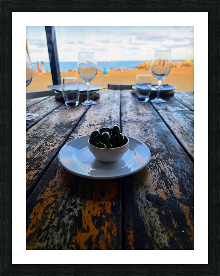 Oracles in a Bowl Beneath the Quiet Sky Picture Frame print