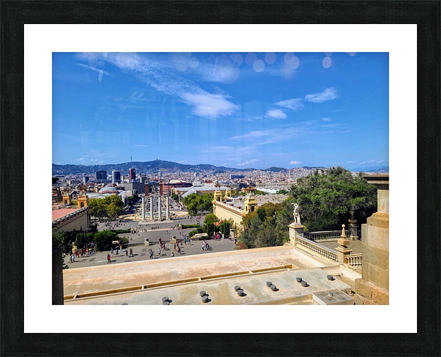 The Pulse of Catalunya: Barcelona View from Museum of Catalan Visual Arts Picture Frame print