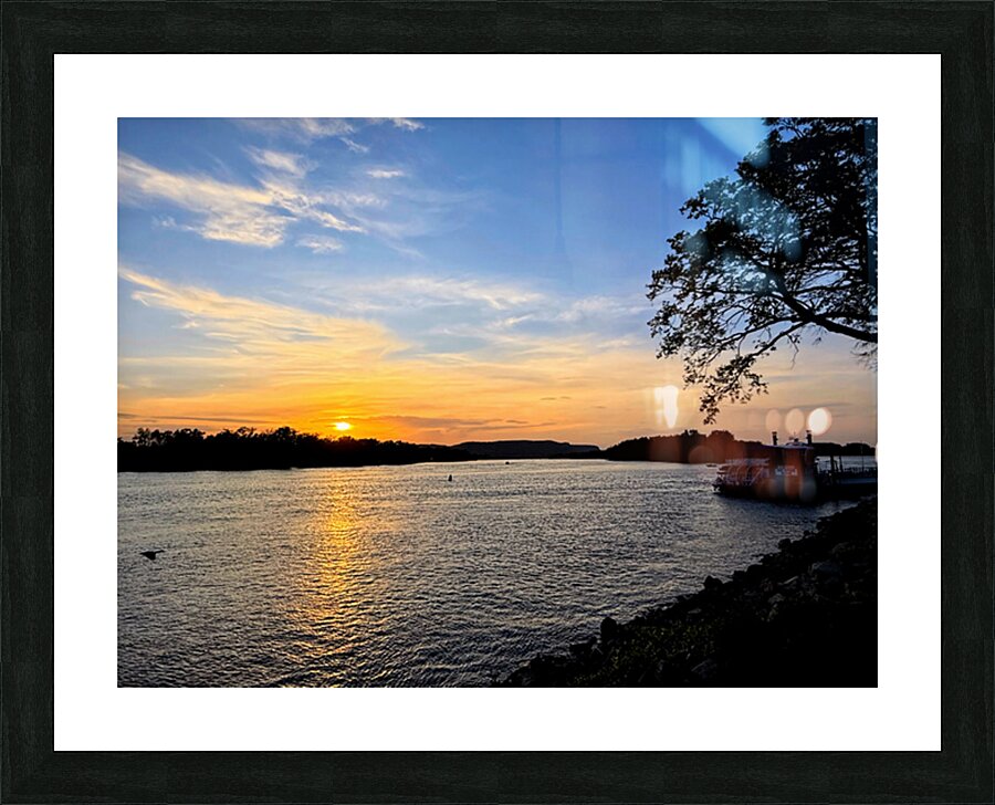 Sunset Port – La Crosse Horizon Impression et Cadre photo