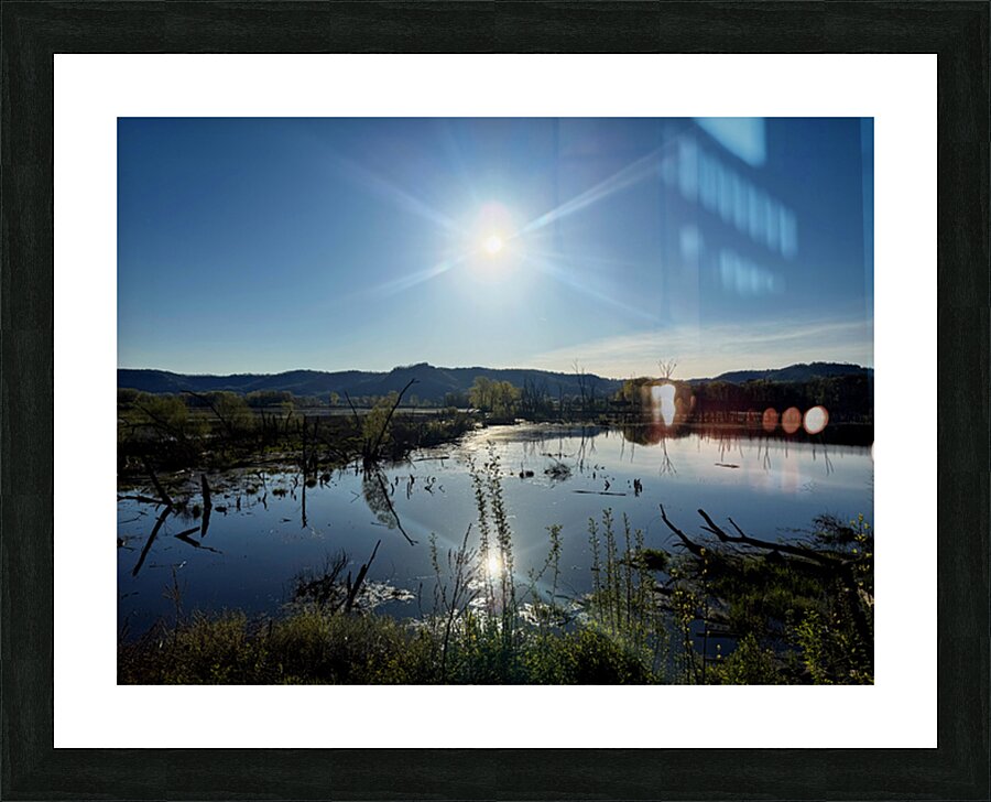 Reflections of La Crosse 2B- Reflecting the brilliance of a new day Impression et Cadre photo