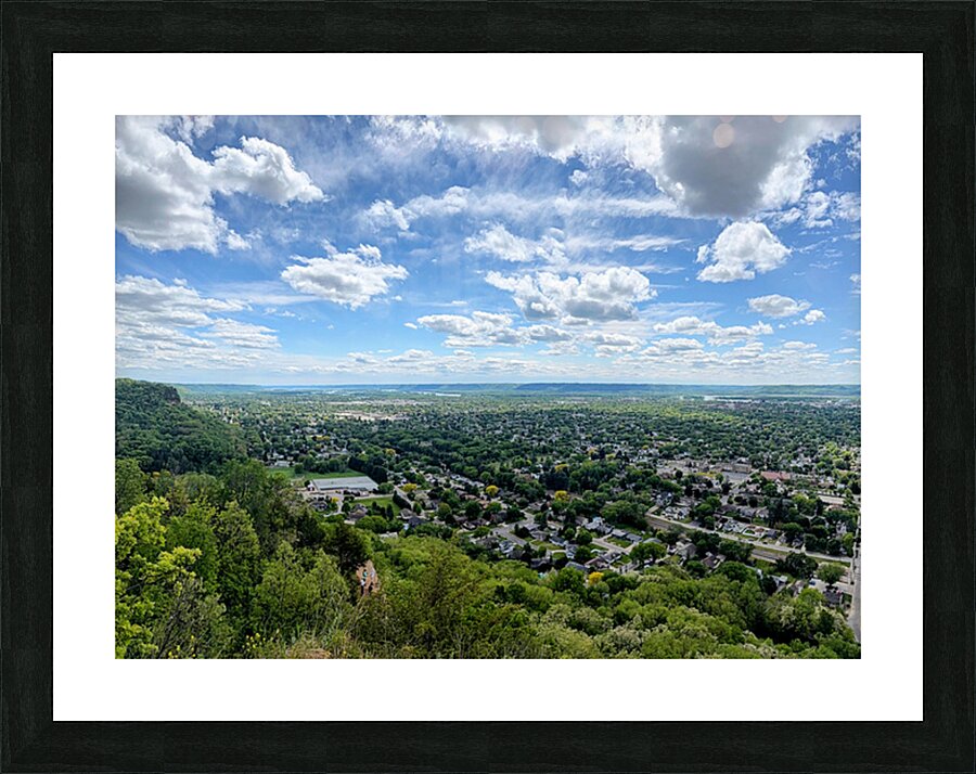 The Town That Grew With You Picture Frame print
