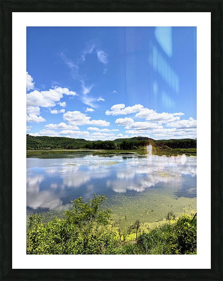Whispers on the Water: A Mirror of the Skies Picture Frame print