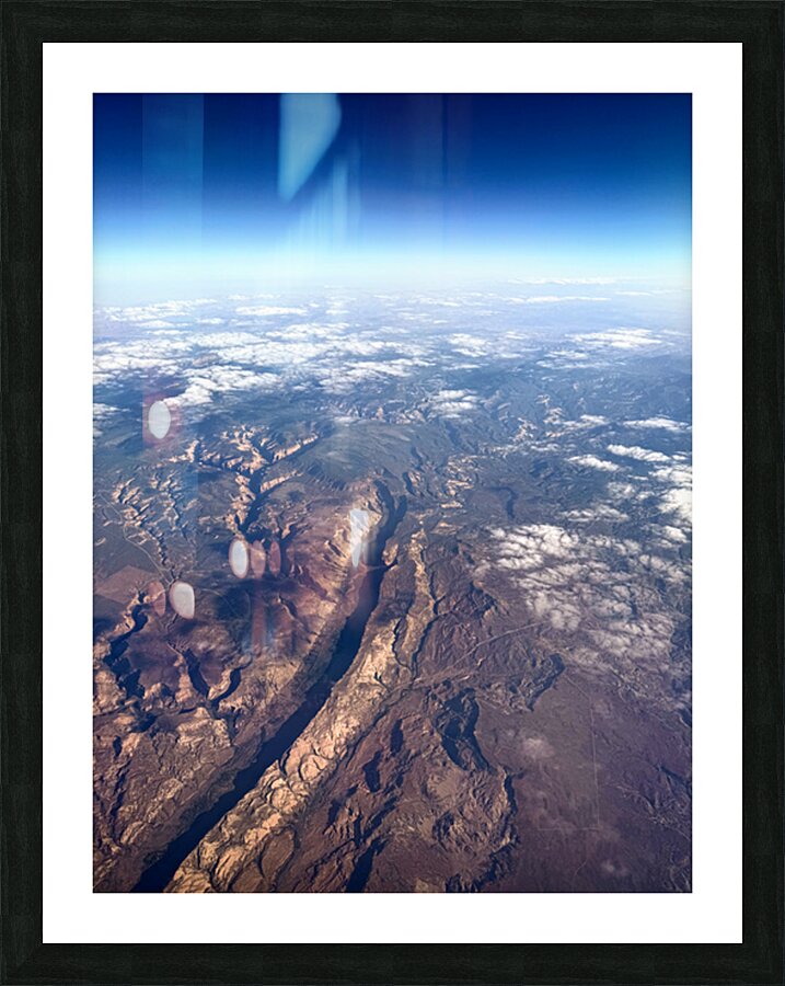 Earths EKG: The Veins of Utah Picture Frame print