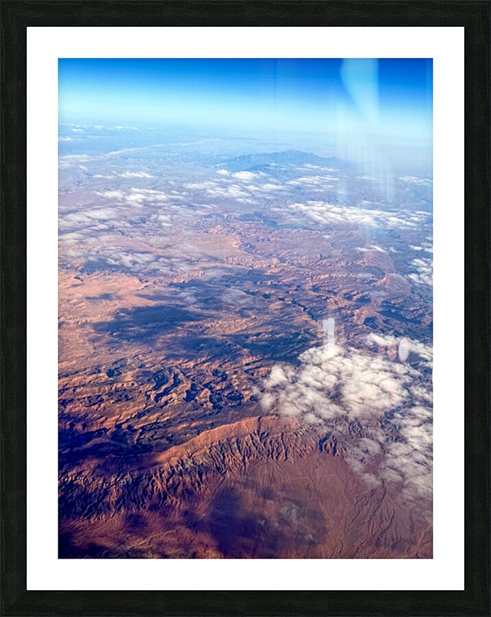 Rivers of Time: Aerial Symphony over the Colorado Plateau Picture Frame print