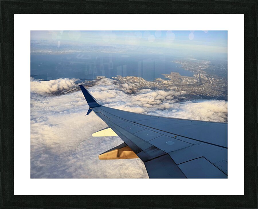 Above the Fog Line: San Francisco in Glide Picture Frame print