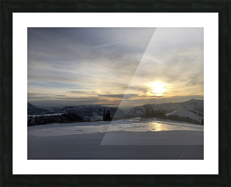 Heavenly Sunset in Eden 4 Picture Frame print