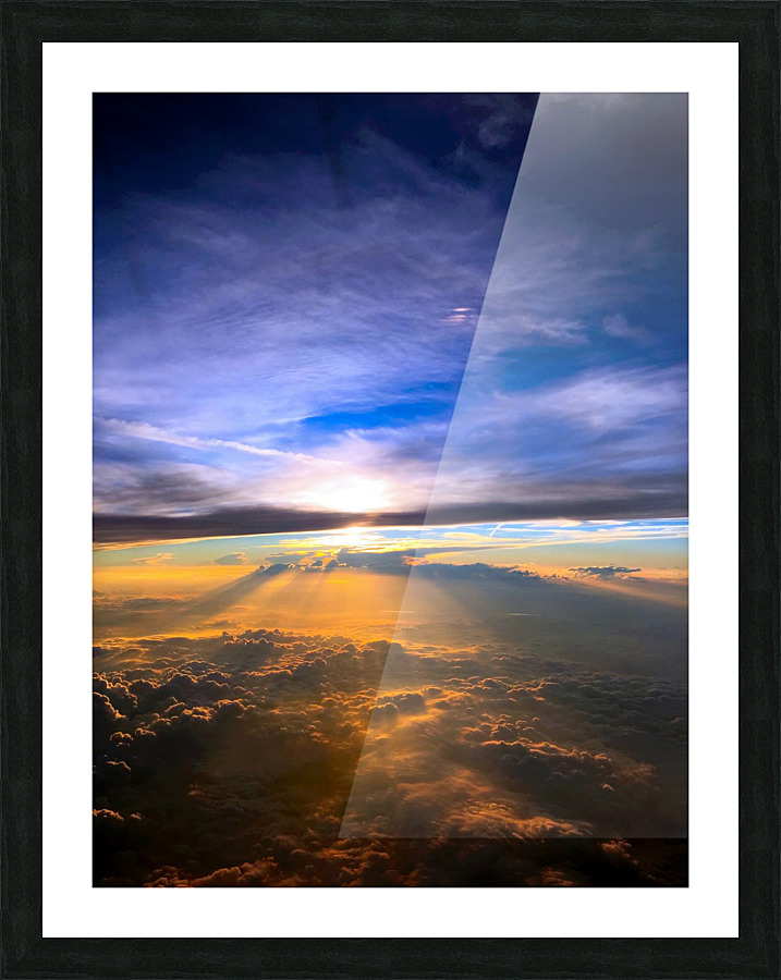 Nothing But Clouds 4 Picture Frame print