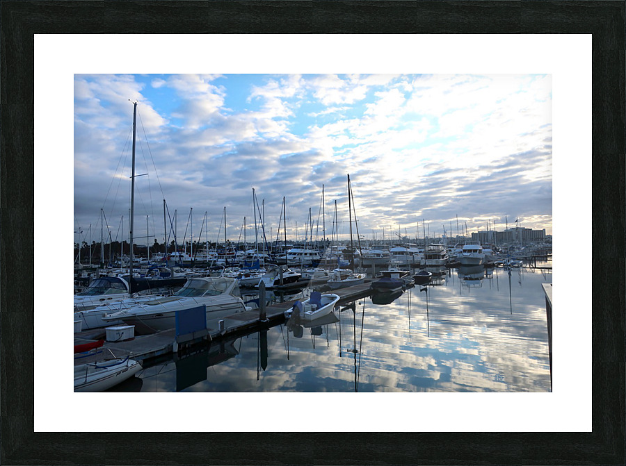 Anchored By Clouds Picture Frame print
