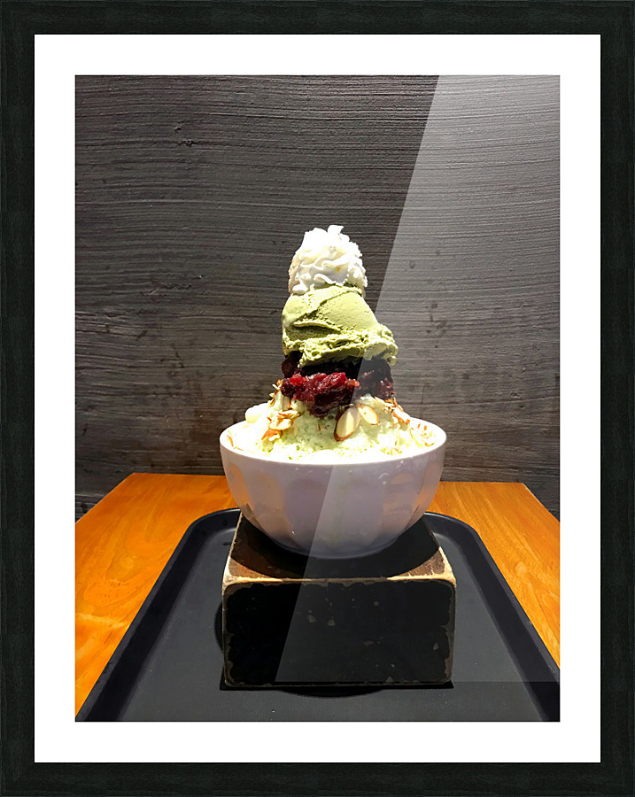 Climbing Mount Mochi Picture Frame print