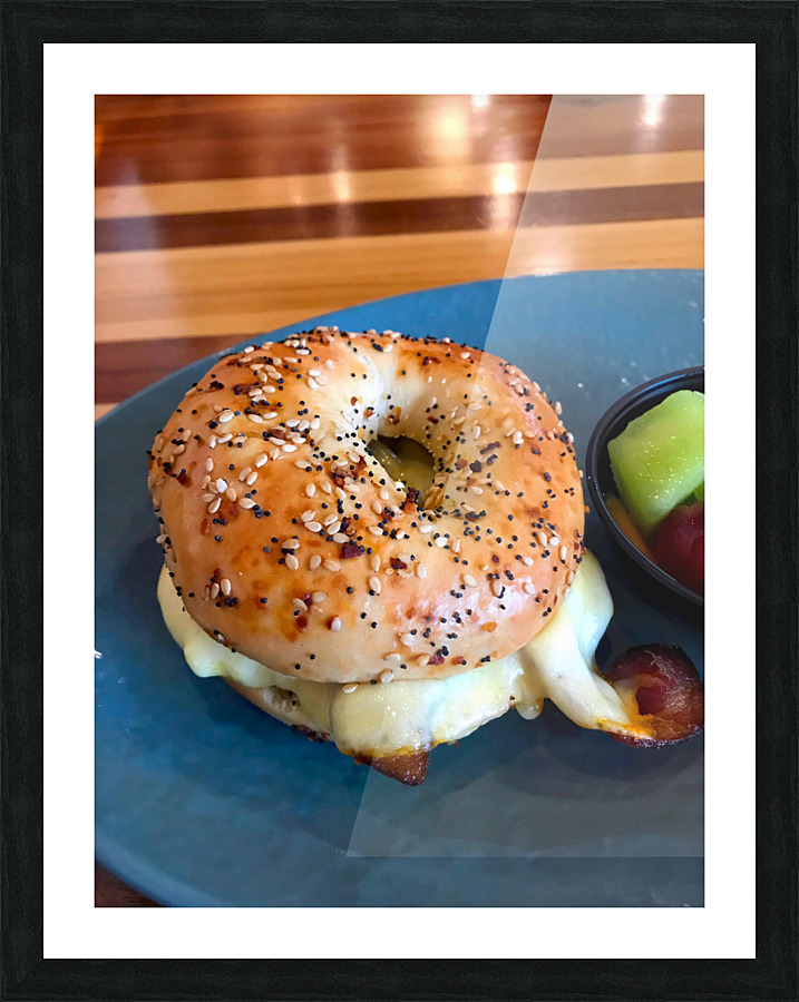Everythings OK Bagel Picture Frame print