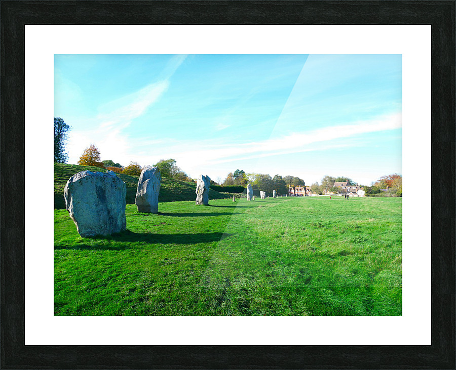 Avebury Henge and Stone Circles of Wiltshire Picture Frame print