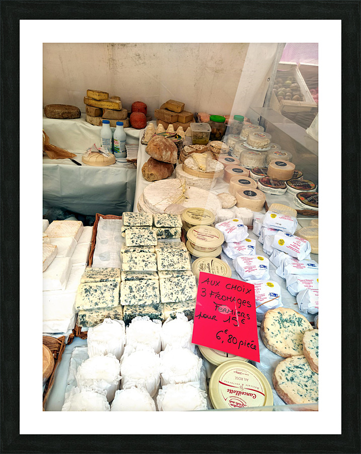 Farmers Market -- Custom Cheeses Picture Frame print