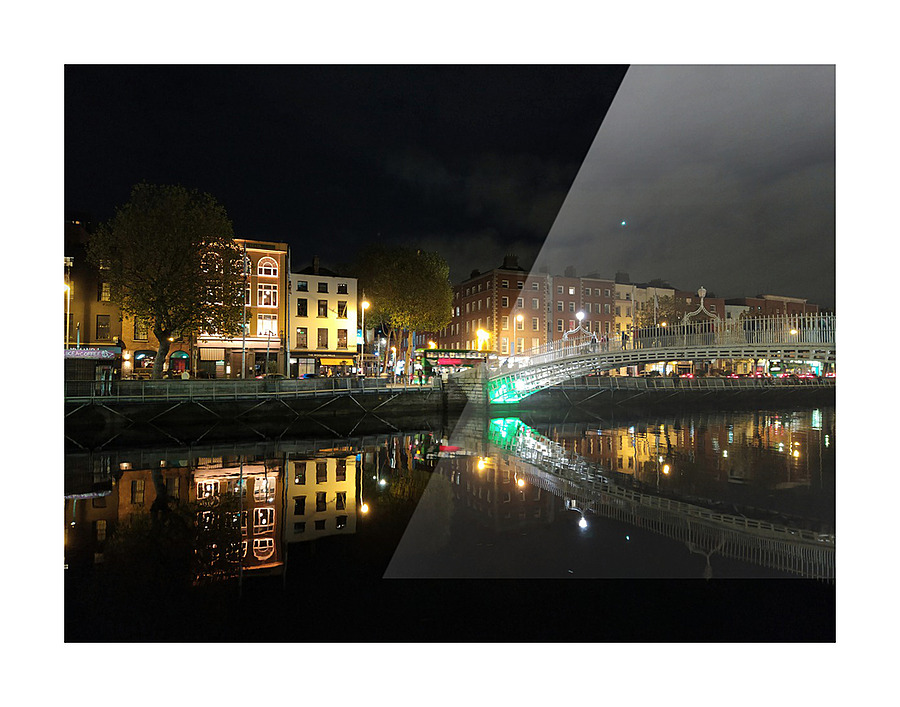 Dublin Dreams along River Quay 1 Picture Frame print