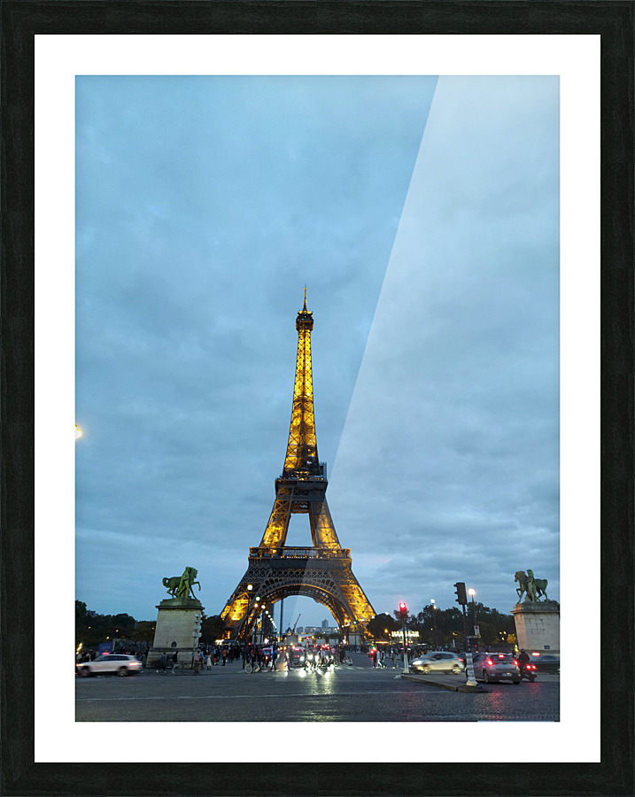 Eiffel Tower at Night 1 Impression et Cadre photo