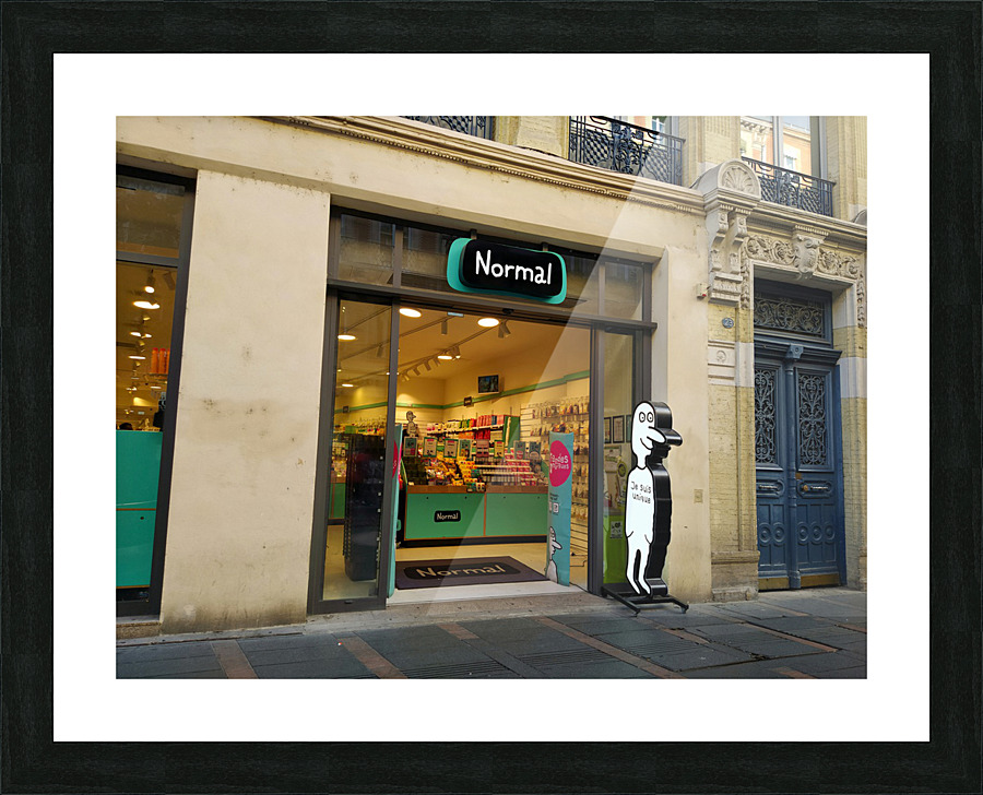 Shopping for Normalcy Picture Frame print