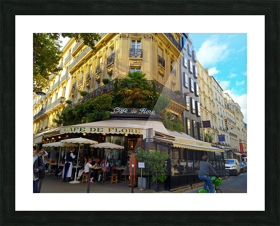 Cafe de Flore Picture Frame print