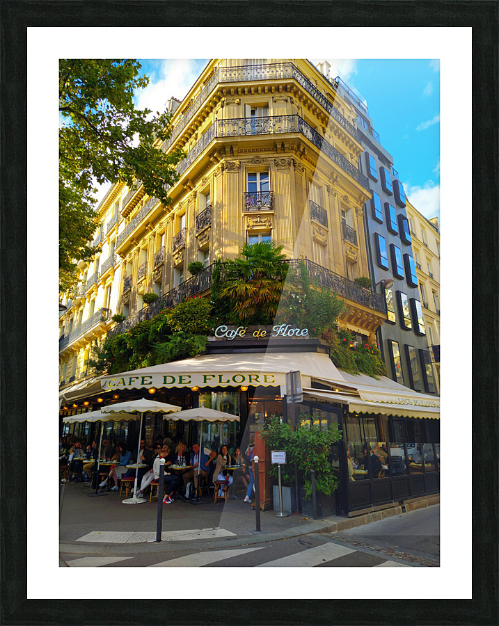 Cafe de Flore 2B Impression et Cadre photo