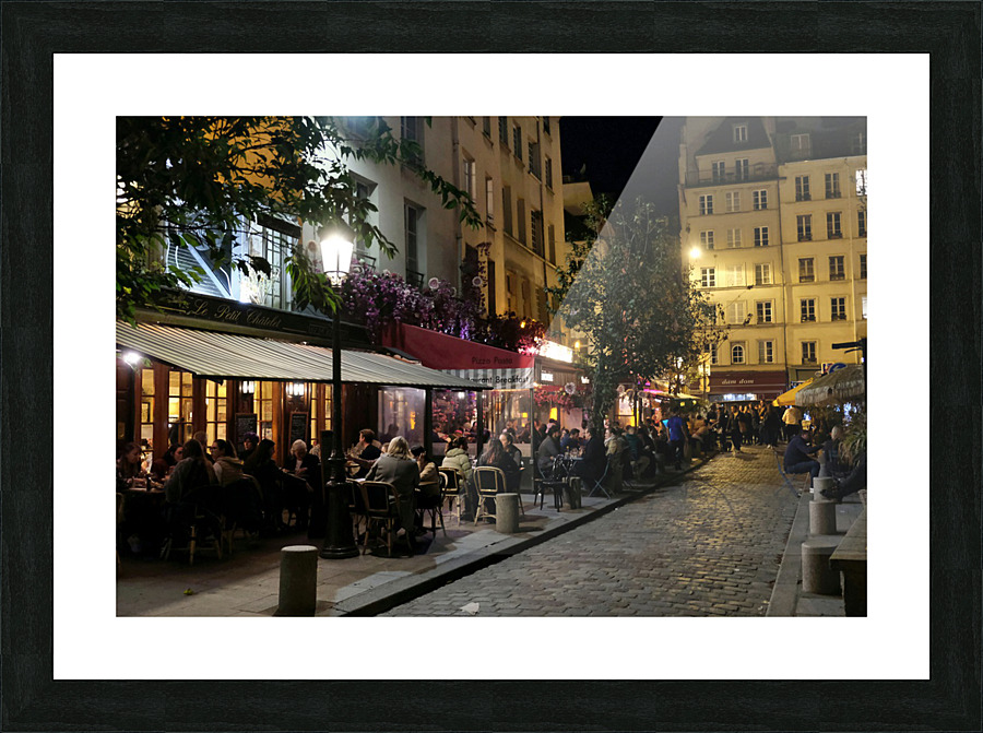 Streets of Paris -- Night Life 2 Impression et Cadre photo