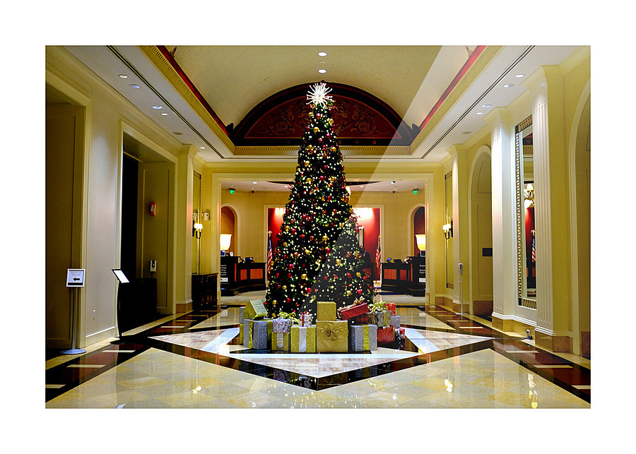 Christmas Tree Picture Frame print