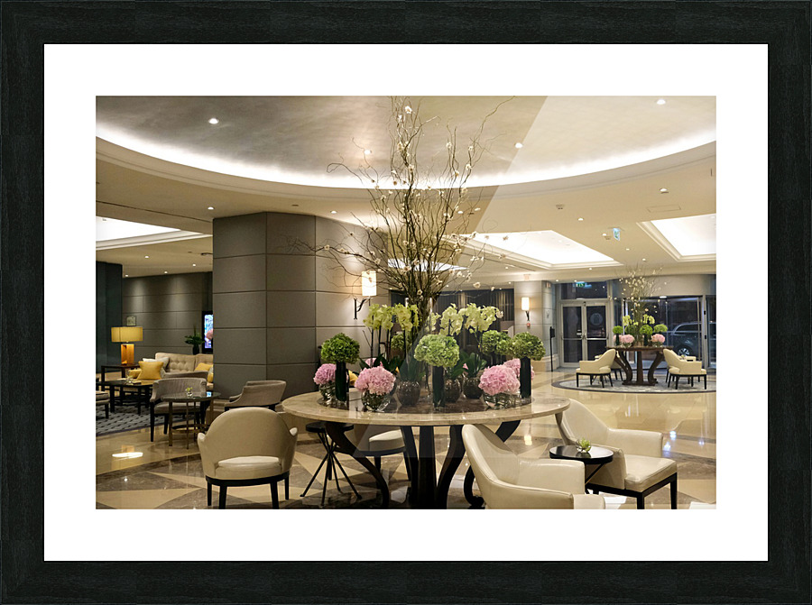 Hotel Lobby Picture Frame print