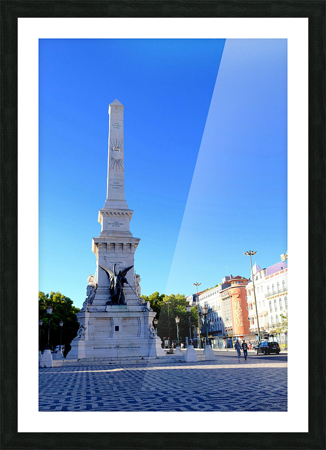Walking through Lisbon 2B Picture Frame print