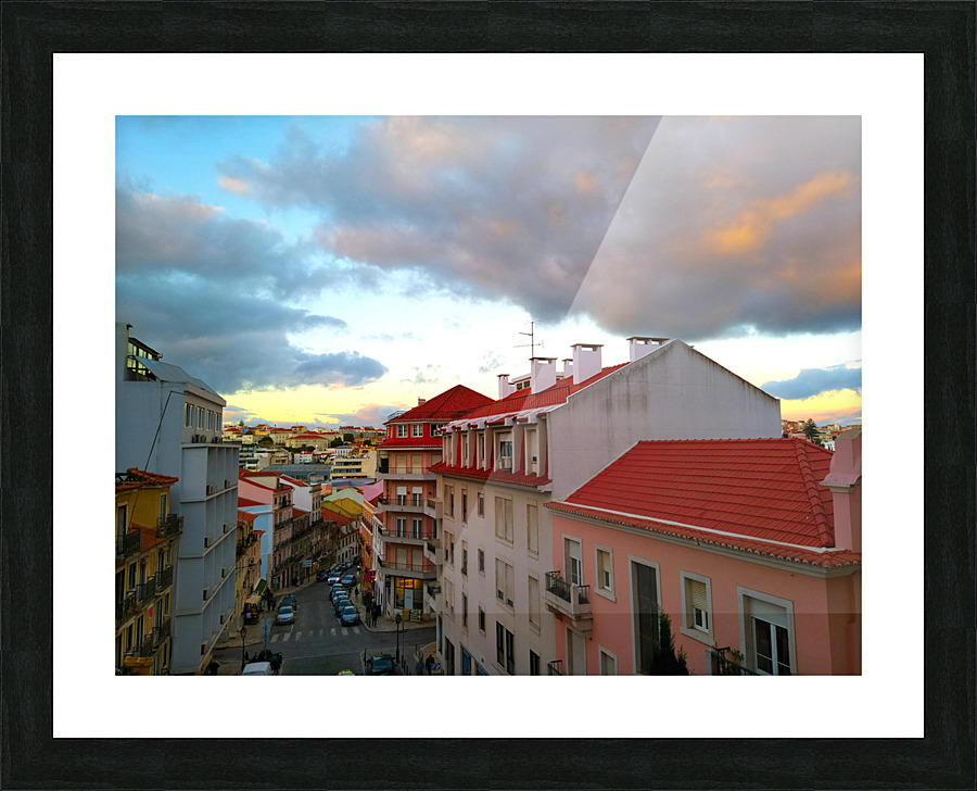 Lisbon Impressionism Picture Frame print