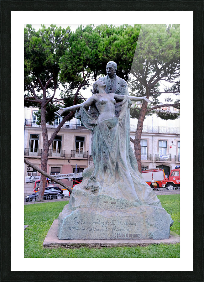 Walking through Lisbon 4 Picture Frame print