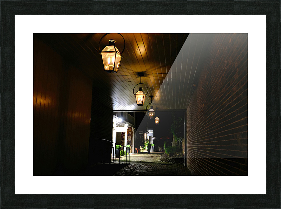 Night Lights Picture Frame print