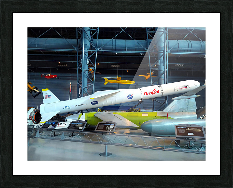 Orbital Sciences Rocket Picture Frame print