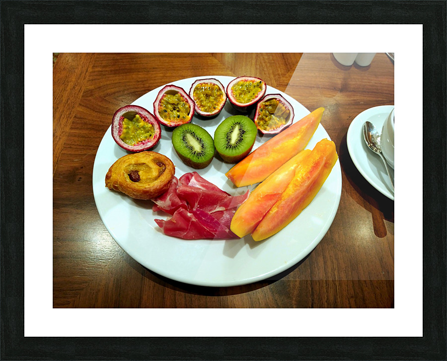Passioned Fruits Meat Pastry Picture Frame print