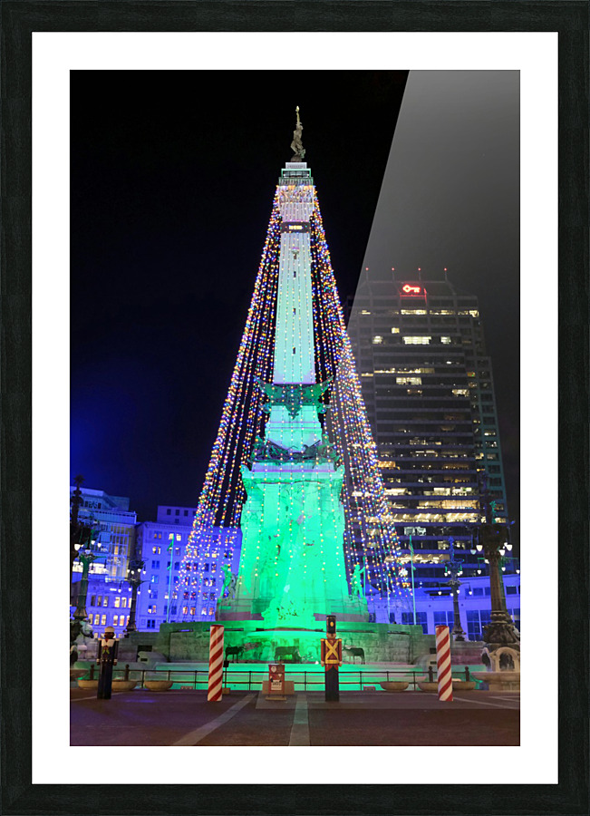 Monumental Christmas Tree Picture Frame print