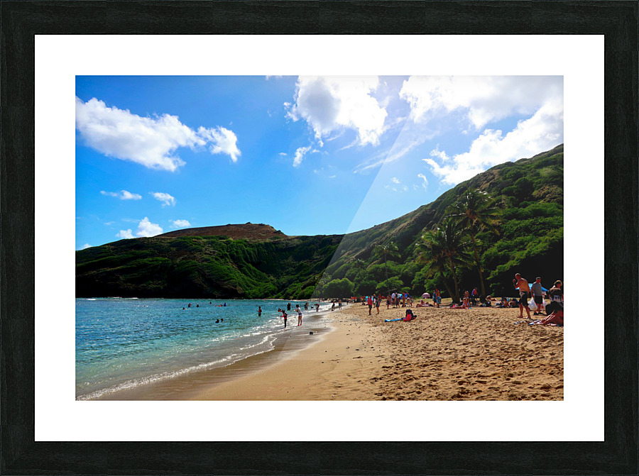 Hello Beaches 2C Picture Frame print