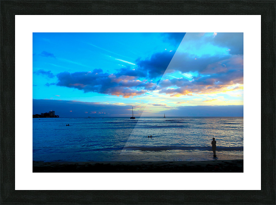 Hawaii Sunrise 2D Picture Frame print