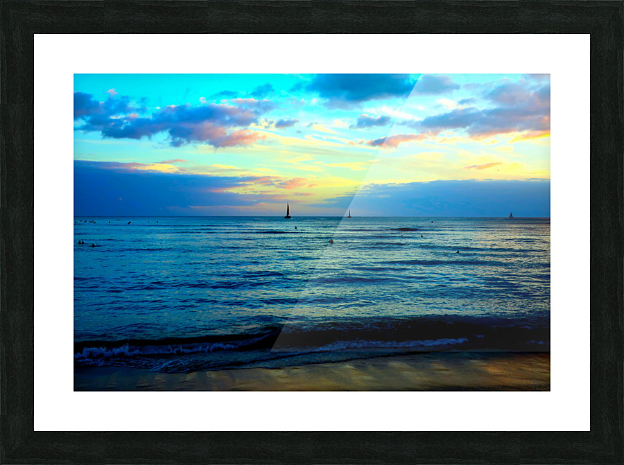 Hawaii Sunset 5 Picture Frame print