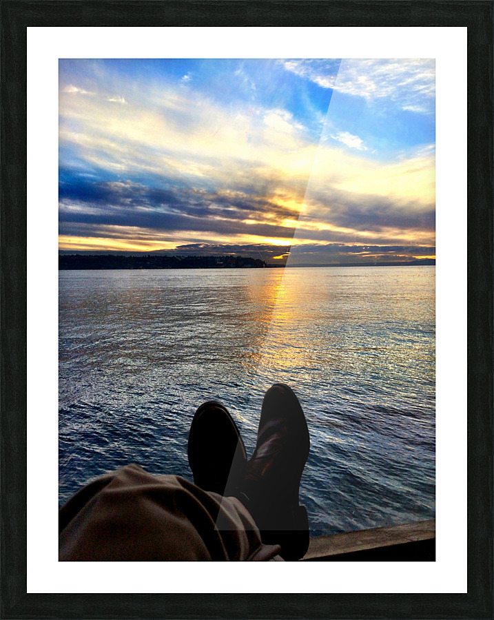 Relaxing Reflections at the Edgewater Picture Frame print