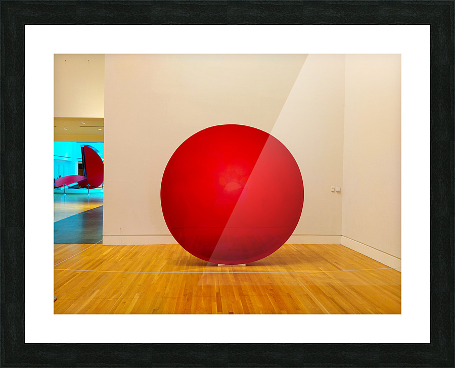 Big Red Dot B Picture Frame print