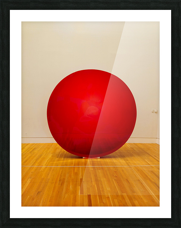 Big Red Dot Picture Frame print