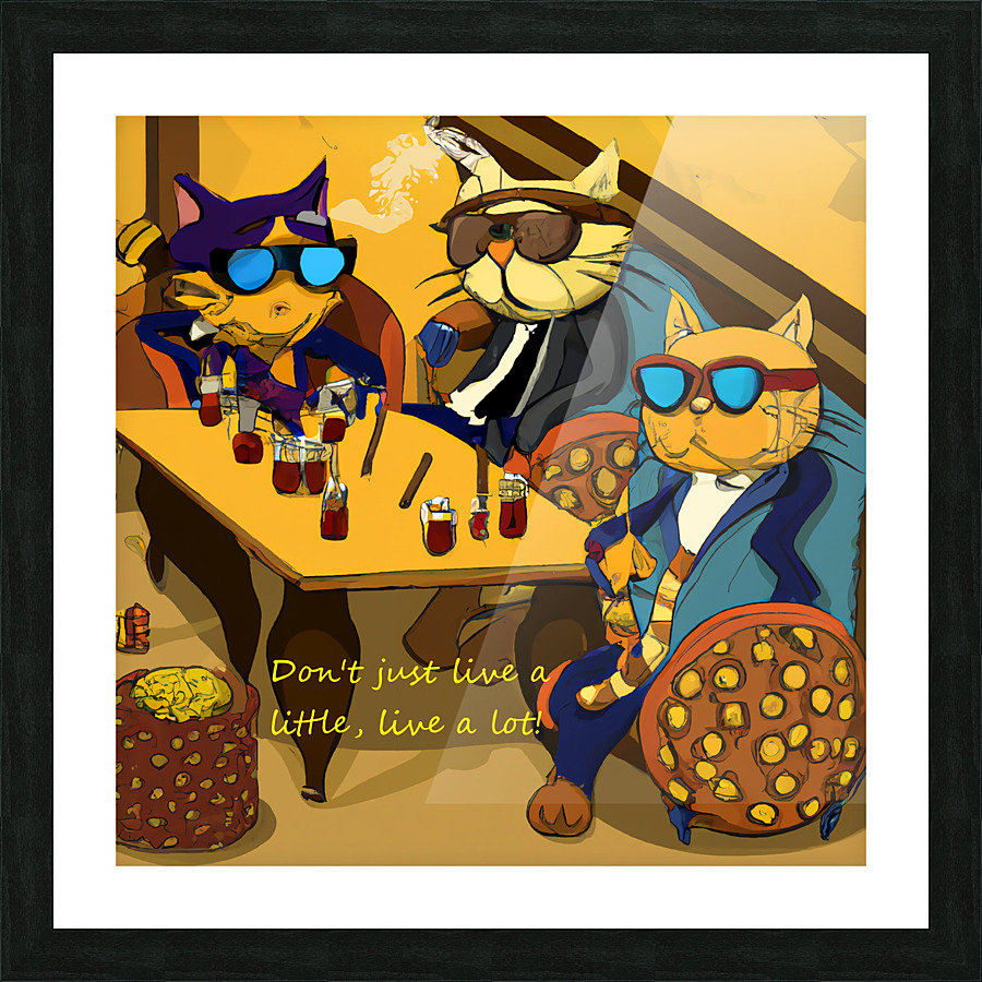 BadCatz High Life Picture Frame print