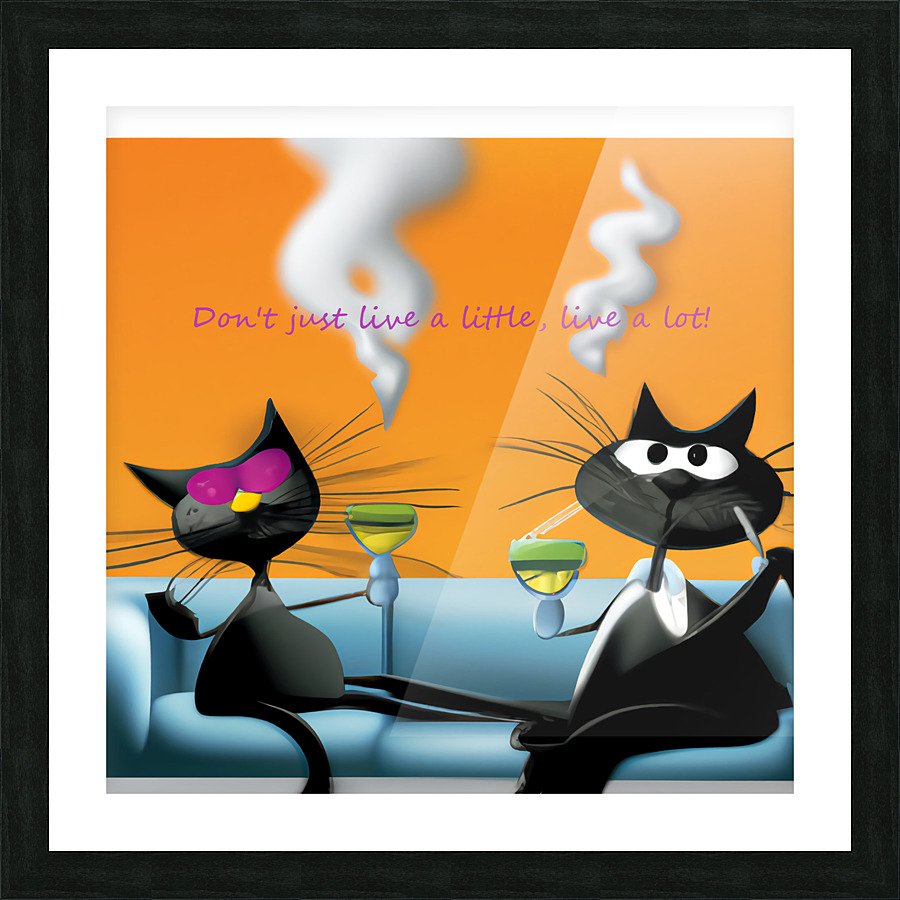 BadCatz Bar Fly 1A Picture Frame print